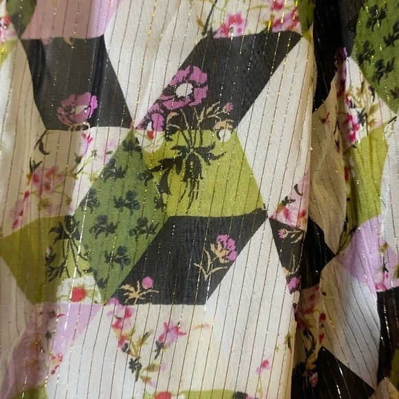 J Crew Lurex chiffon midi dress - Picture 6 of 10